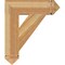 Ekena Millwork Traditional Arts & Crafts Rough Sawn Bracket, Western Red Cedar, 6"W x 24"D x 28"H BKT06X24X28TRA03RWR - alternate 4
